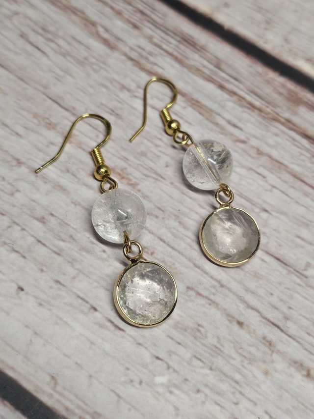 Boucles d’oreilles en Quartz