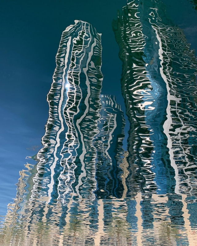 Dubai Marina Reflection - Photo Print 