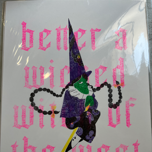 RISO "Better a wicked..." A4