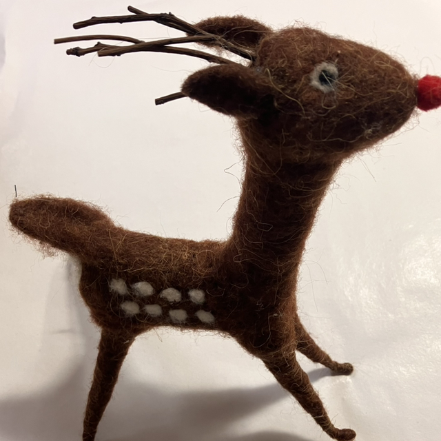 Felt Characters Christmas Tall Reindeer 