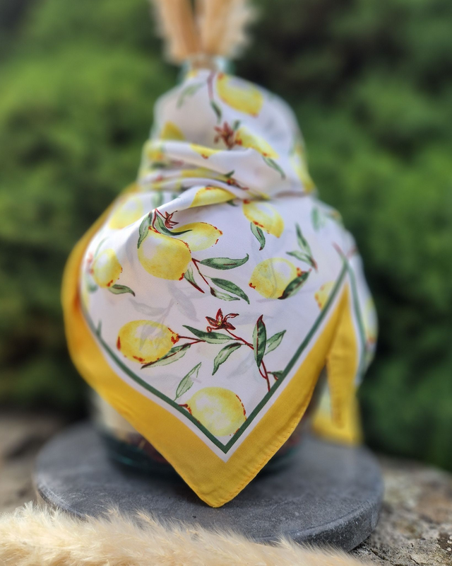 Foulard - Modèle citrons
