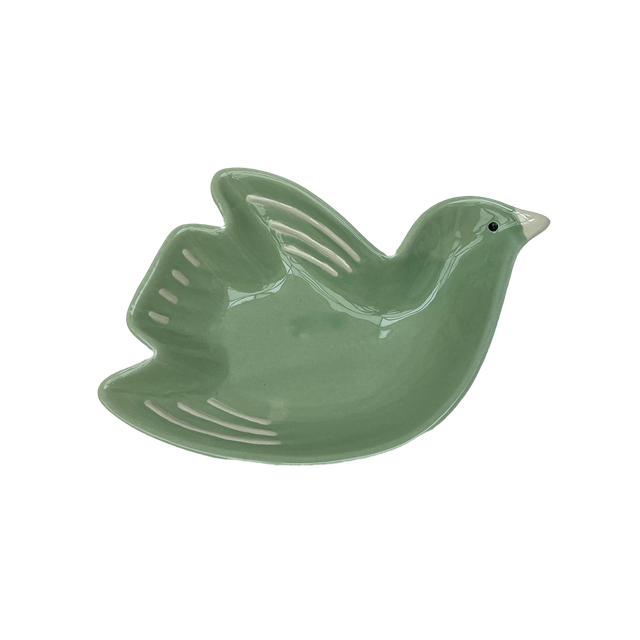  Plat cuicui oiseau vert mm