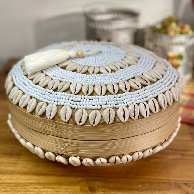 Boîte Ronde en Bambou - 20 cm