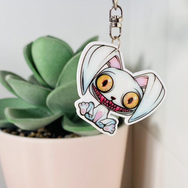 Porte-clés Plat Mad Bunny