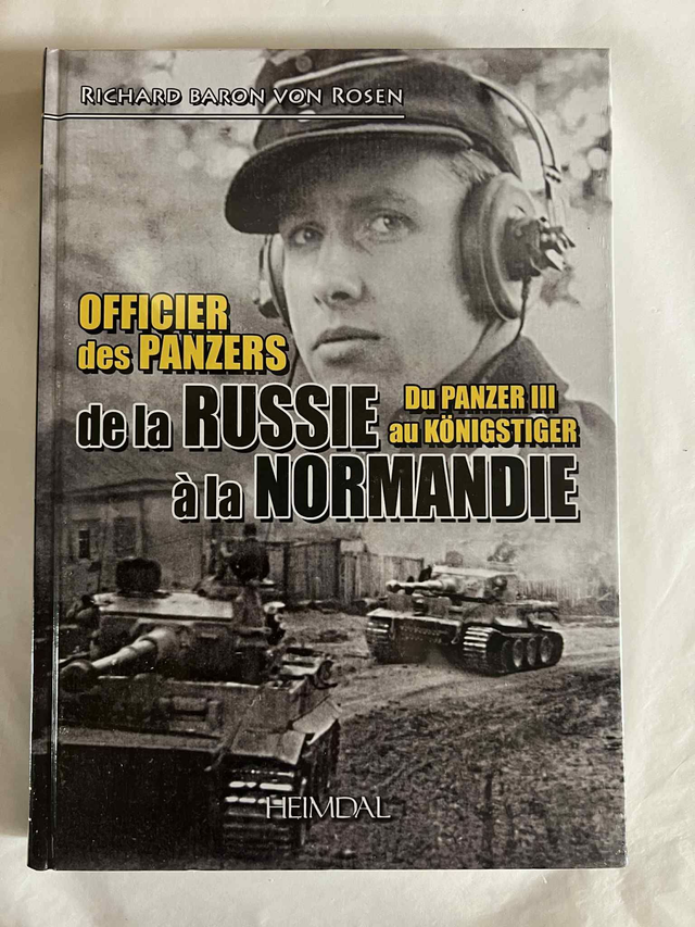 Officier des Panzers de la russie à la Normandie 