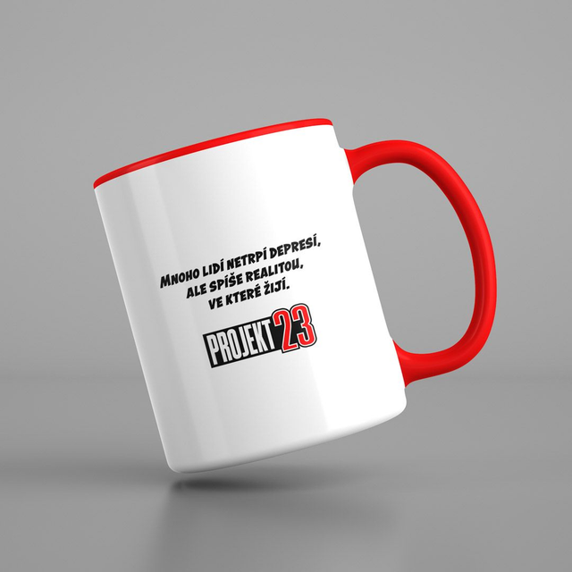 "Mnoho lidí netrpí..." keramický hrnek