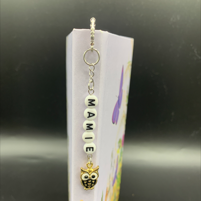 Marque-page Mamie, hibou