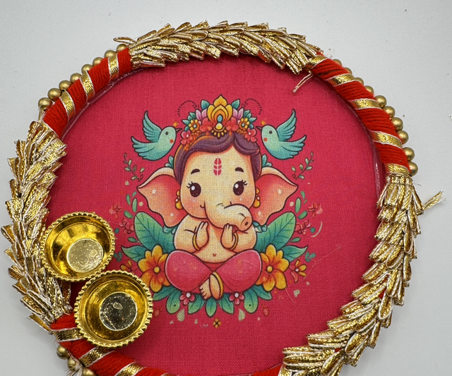 Pooja Thali mixed colour