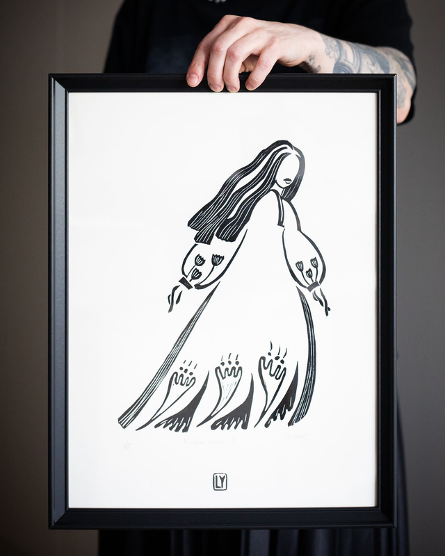 Embroidered 4 - print A3