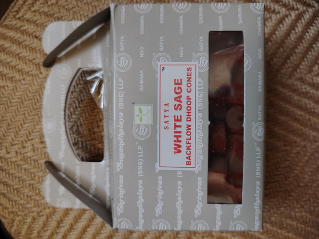 Cone backflow sauge blanche