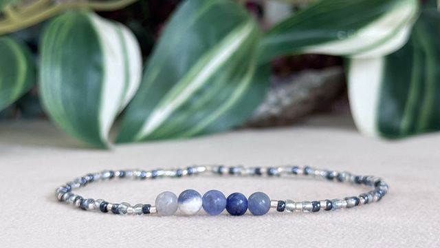 Bracelet | Sodalite Bleue - Éléments 1