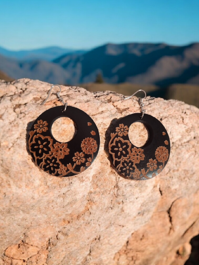 Boucles d’oreilles “Mali Floral Echo”