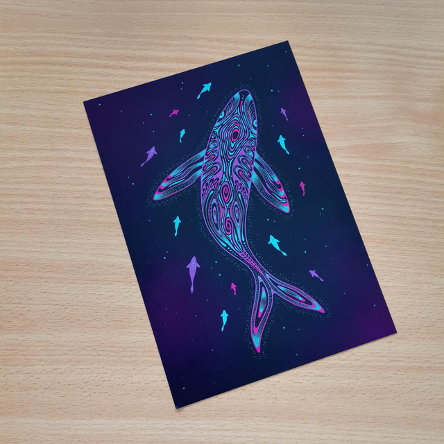 Impression A5 BALEINE