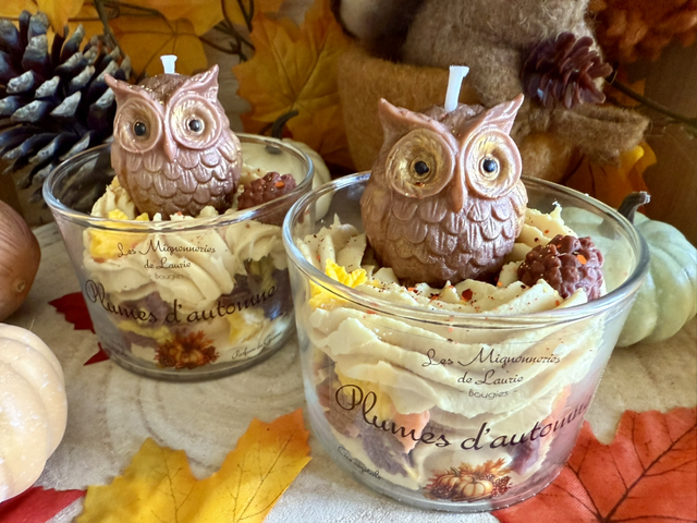 Bougie Plumes d’Automne