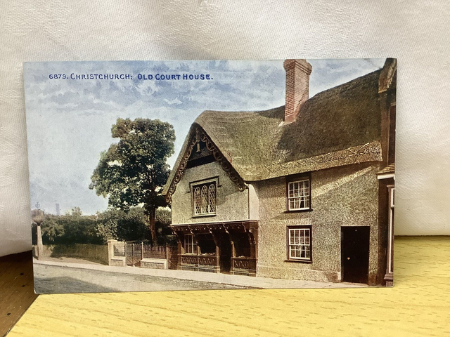 Christchurch, Old Court House, Dorset, The Photochrom Co. Ltd  Vintage Postcard. Our Ref No. R575 £2.25