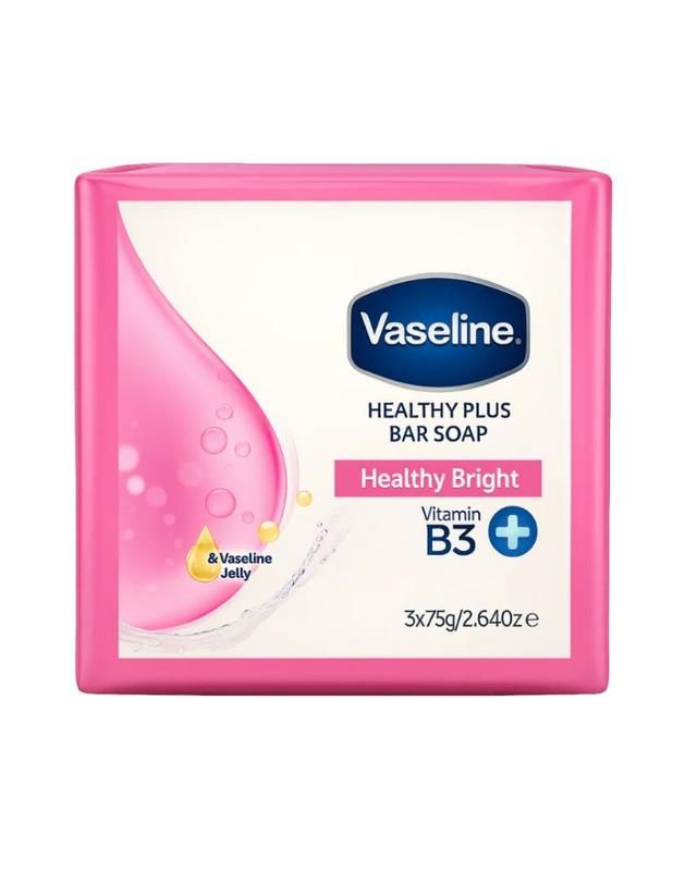 Vaseline Bar Soap 3x75g Healthy Bright
