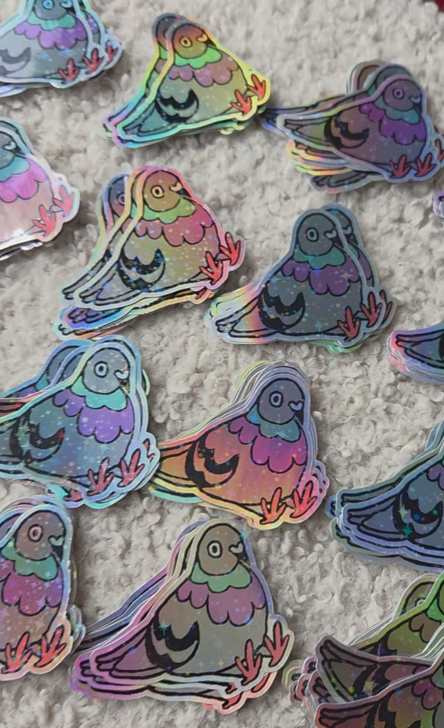 "Taube sitzt" Sticker 