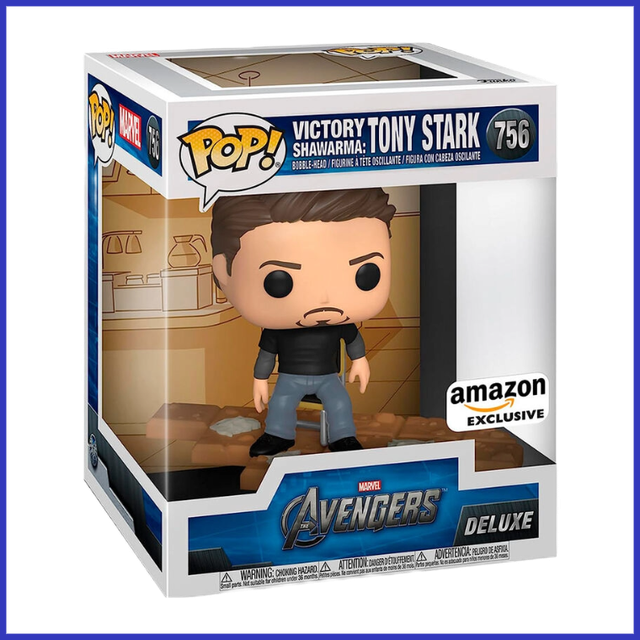 POP figure Deluxe Marvel Avengers Tony Stark Exclusive #756
