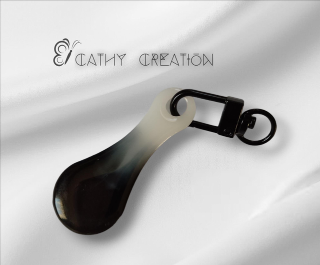 Jeton de caddie noir et blanc 