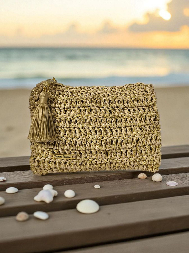 Pochette raphia