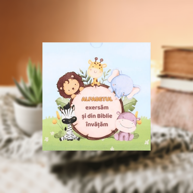 Alfabetul exersam si din Biblie invatam - Joc