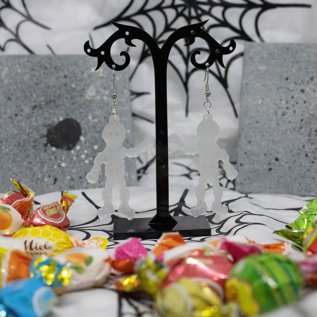 Boucles d'oreilles Squelette