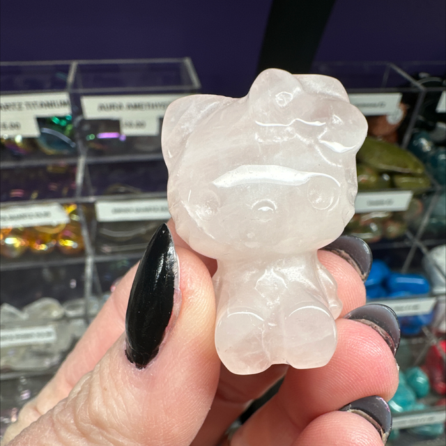 Rose Quartz Hello Kitty