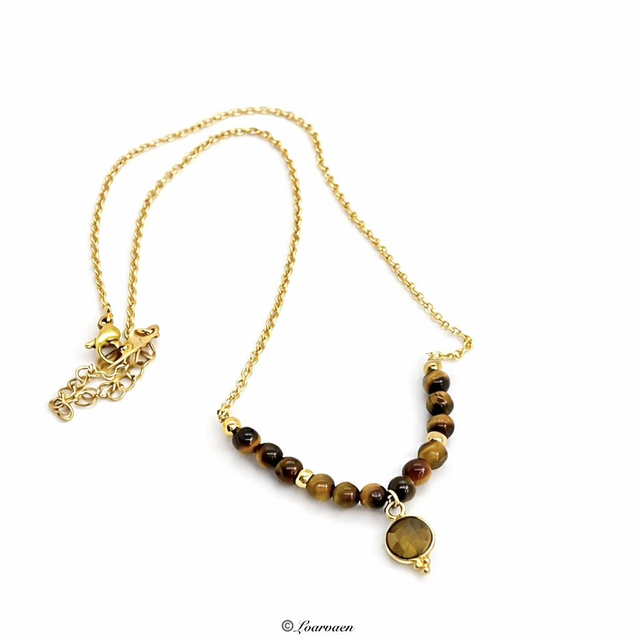 Collier « Tigréz »œil de tigre 