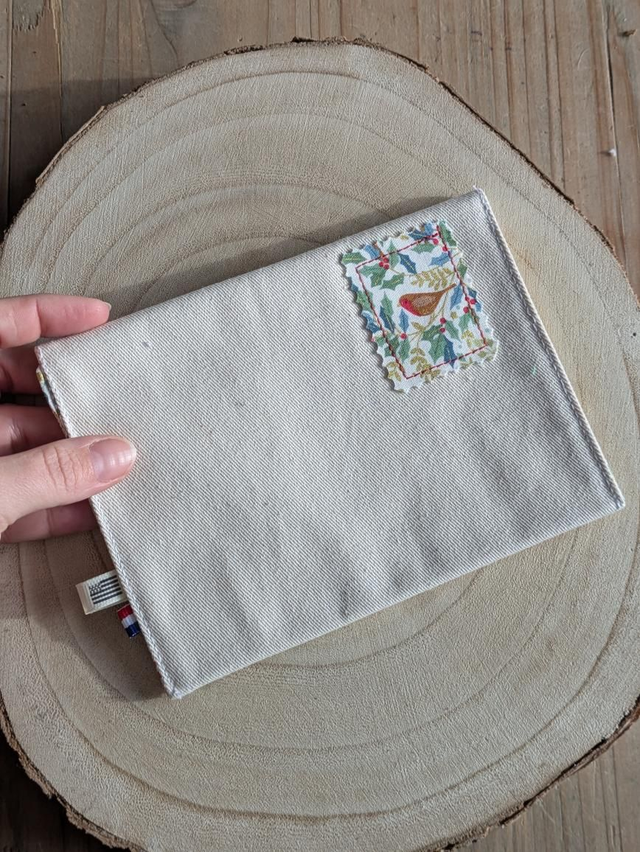 Enveloppe mésange de Noël 