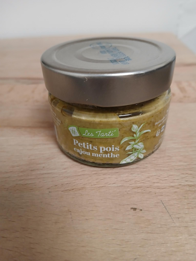 Tartinade apéro petits pois cajou menthe 85g