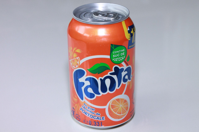 Blik Fanta Orange 