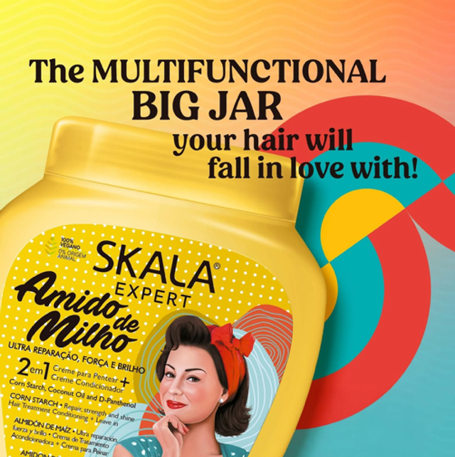 Skala Amido de Milho 2 in 1 Treatment Cream & Leave-in 1kg