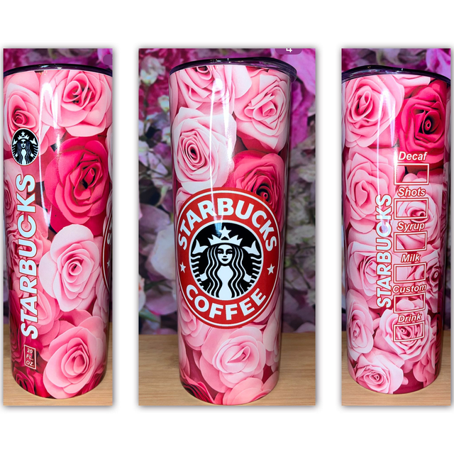 TUMBLER SKINNY  STARBUCKS  ROSE