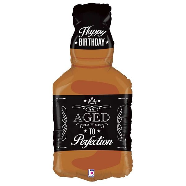 34" SHAPE AGED TO PERFECTION FOIL