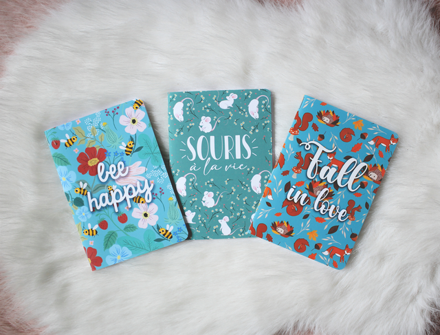 Carnets A6 faits à la main