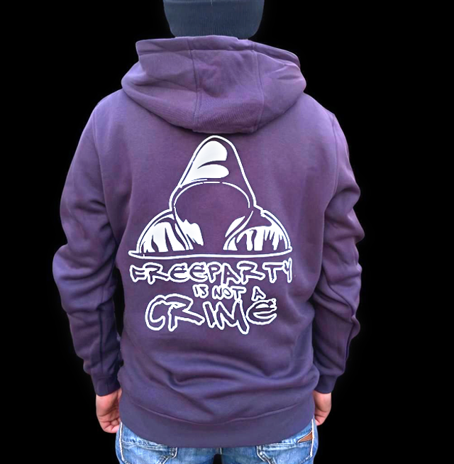 Sweat Free party IS NOT a crime violet 