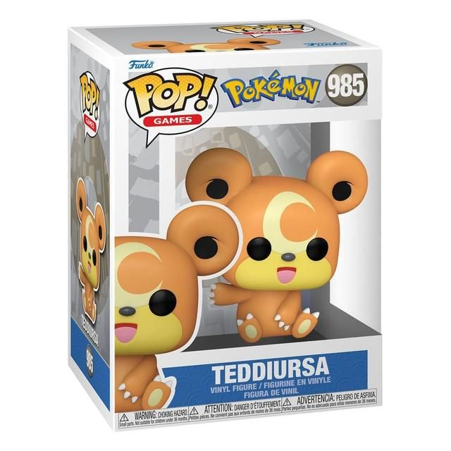 Funko Pokemon POP! Games Vinyl Figure Teddiursa 9 Cm