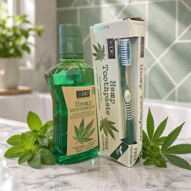 Xpel & XOC Hemp Oral Care Gift Bundle – 2 Piece Set