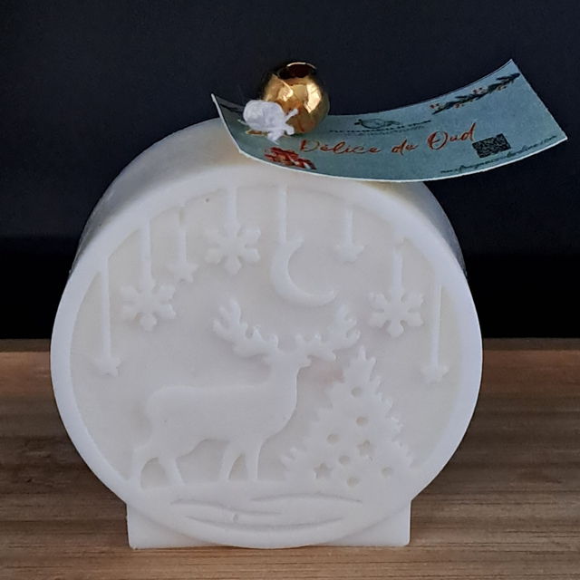 Bougie moulée motif Cerf - Délice de Oud