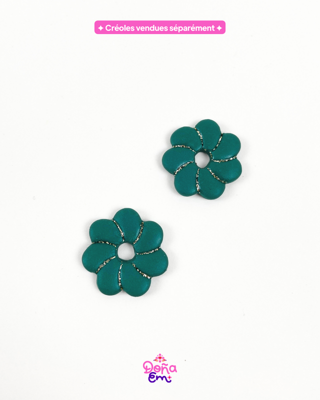 Pampilles "Jenna" - Vert luxuriant