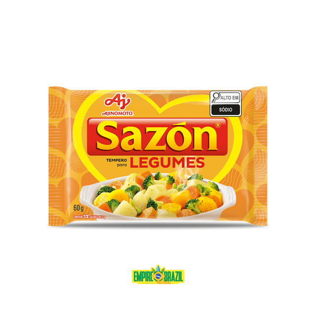 Tempero para Legumes / Vegetable Seasoning SAZON 60g