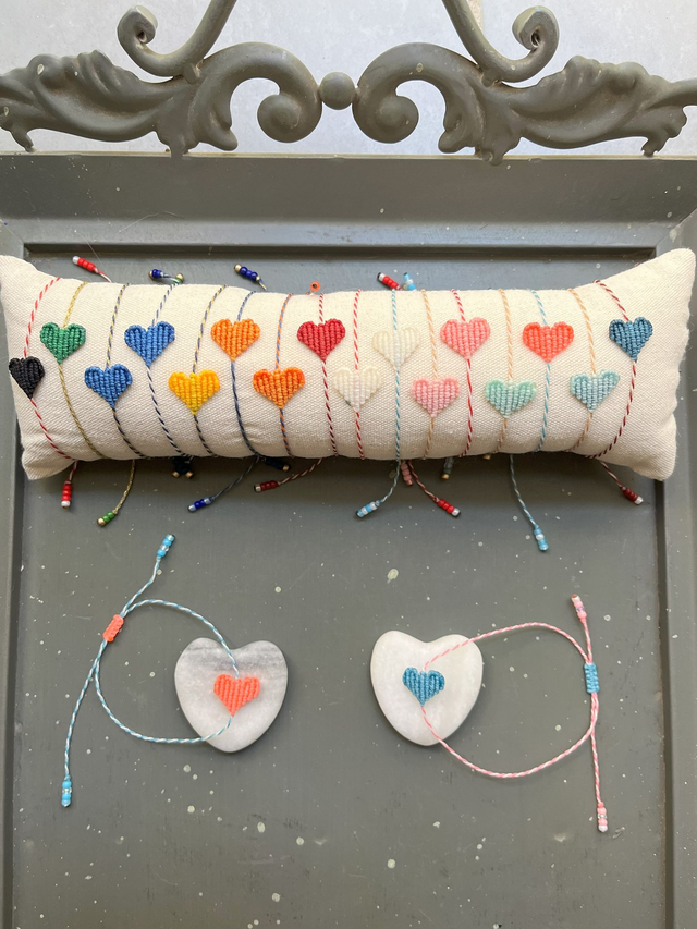 Bracelet d&#039;amitié cœur