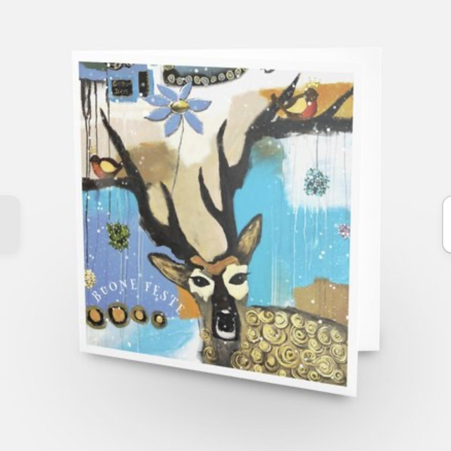 Cartolina doppia di Natale Carpe Diem