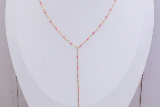 Collier inspi " GIGI " en Y