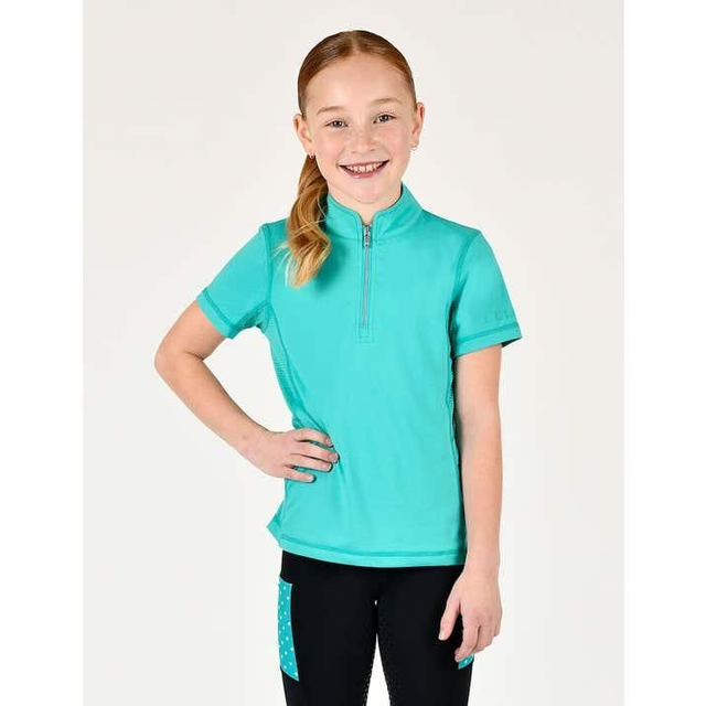 Dublin Kids Kylee Short Sleeve Top Sea Green