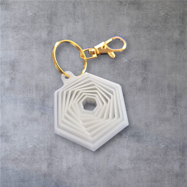 Porte-clé - Hexagone