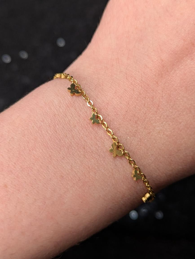 Bracelet breloque papillons