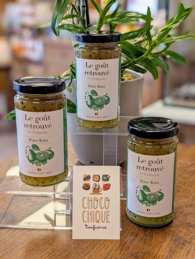 Confiture Poire - Kiwi &quot;Le Goût Retrouvé&quot;