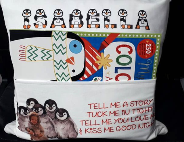 Personalised Book Cushion
