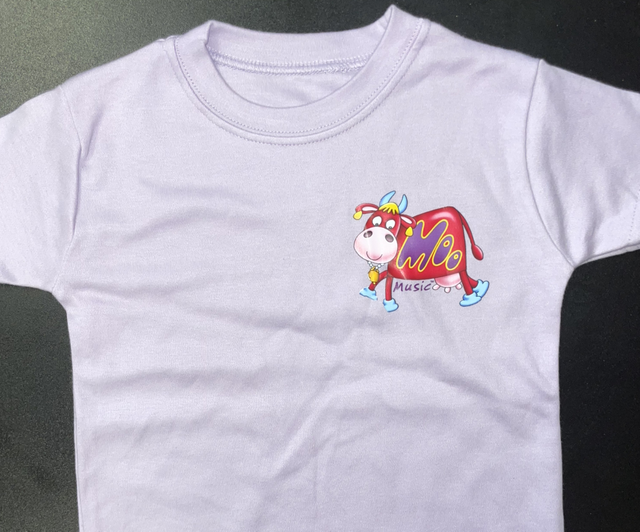 T-shirt Lilac Maggie Moo Character 